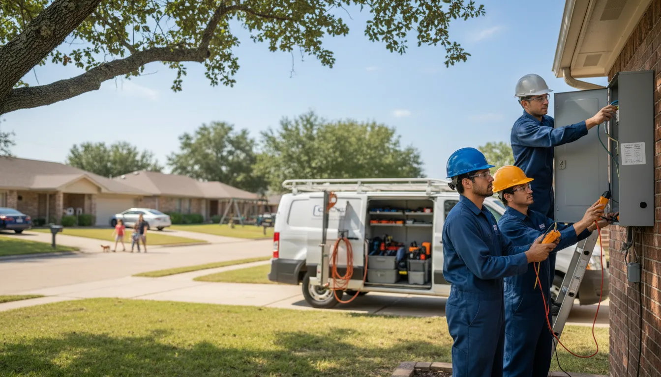 Certified electrician providing emergency electrical services in Bourbon, MO